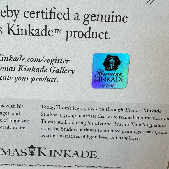 Thomas Kinkade Dumbo 8" x 10" Gallery Wrapped Canvas Art - Picture 4 of 4